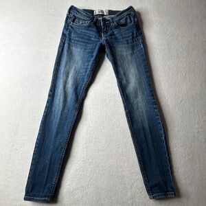 Hollister Women's VINTAGE Y2K Size W26 3S Super Skinny Jeans Pants Low-rise